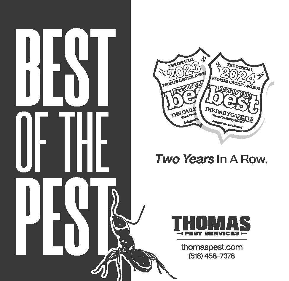 Thomas Pest Services Wins Daily Gazette's Best Pest Control Company for